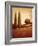 Crimson Dusk-Edward Raymes-Framed Art Print