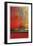 Crimson Evening Surf-Luann Ostergaard-Framed Giclee Print