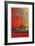 Crimson Evening Surf-Luann Ostergaard-Framed Giclee Print