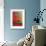 Crimson Evening Surf-Luann Ostergaard-Framed Giclee Print displayed on a wall