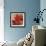 Crimson Fleurish II-Lanie Loreth-Framed Art Print displayed on a wall