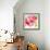 Crimson Flower II-Sandra Jacobs-Framed Giclee Print displayed on a wall