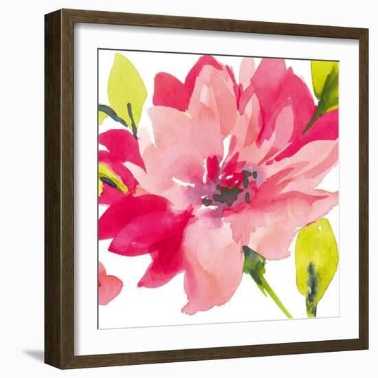 Crimson Flower II-Sandra Jacobs-Framed Giclee Print