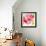 Crimson Flower II-Sandra Jacobs-Framed Giclee Print displayed on a wall