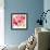 Crimson Flower II-Sandra Jacobs-Framed Giclee Print displayed on a wall