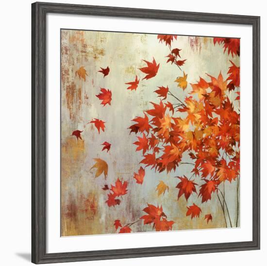 Crimson Foliage-Asia Jensen-Framed Art Print