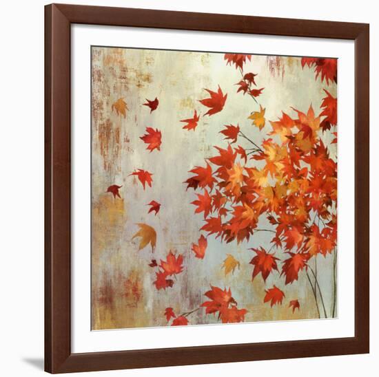 Crimson Foliage-Asia Jensen-Framed Art Print