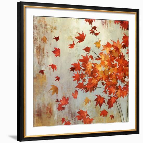 Crimson Foliage-Asia Jensen-Framed Art Print