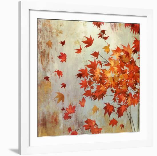 Crimson Foliage-Asia Jensen-Framed Art Print