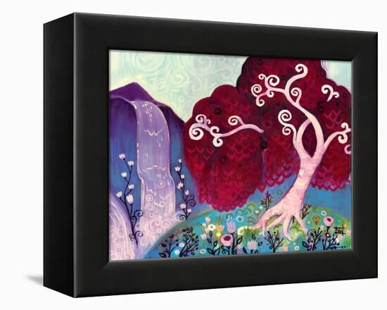 Crimson King Falls-Natasha Wescoat-Framed Premier Image Canvas