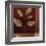 Crimson Leaf Study I-Ursula Salemink-Roos-Framed Giclee Print