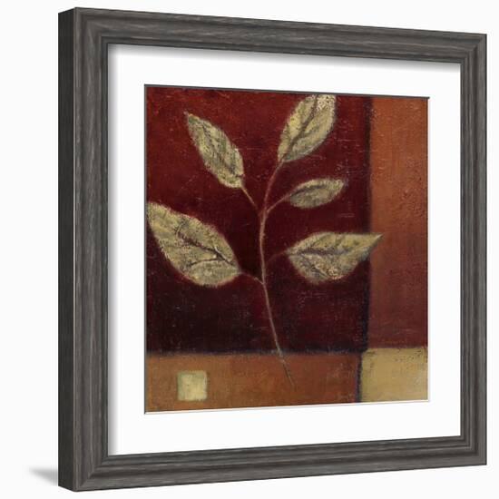 Crimson Leaf Study I-Ursula Salemink-Roos-Framed Giclee Print