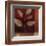 Crimson Leaf Study I-Ursula Salemink-Roos-Framed Giclee Print