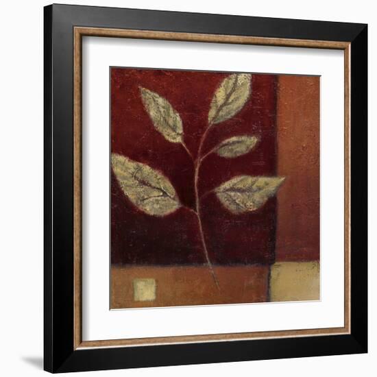 Crimson Leaf Study I-Ursula Salemink-Roos-Framed Giclee Print