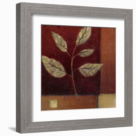 Crimson Leaf Study I-Ursula Salemink-Roos-Framed Giclee Print