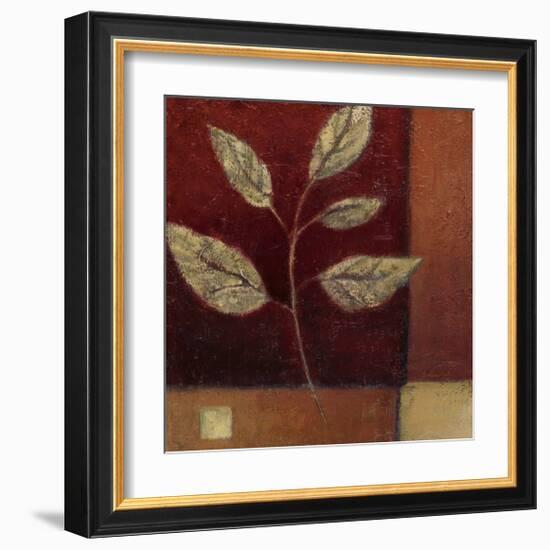 Crimson Leaf Study I-Ursula Salemink-Roos-Framed Giclee Print