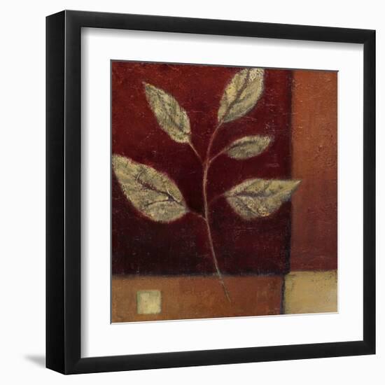 Crimson Leaf Study I-Ursula Salemink-Roos-Framed Giclee Print