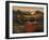 Crimson Light in Tuscany-John Zaccheo-Framed Giclee Print