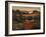 Crimson Light in Tuscany-John Zaccheo-Framed Giclee Print