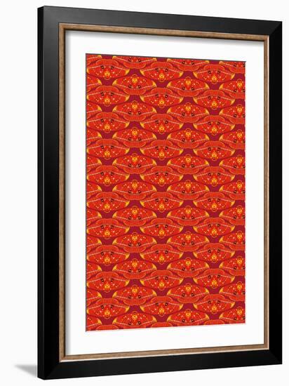 Crimson Patch-Belen Mena-Framed Giclee Print