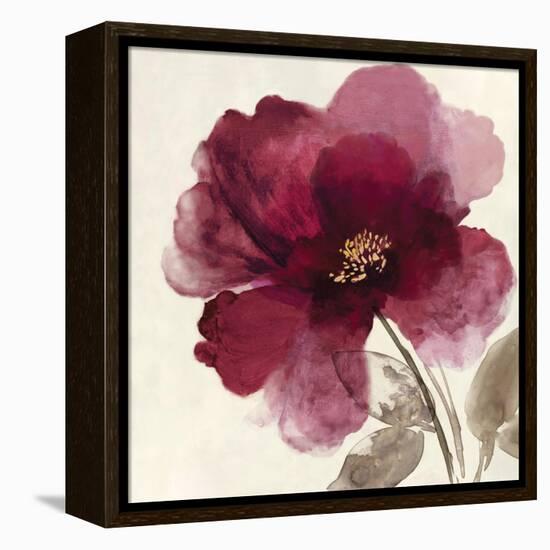 Crimson Peony II-Asia Jensen-Framed Stretched Canvas