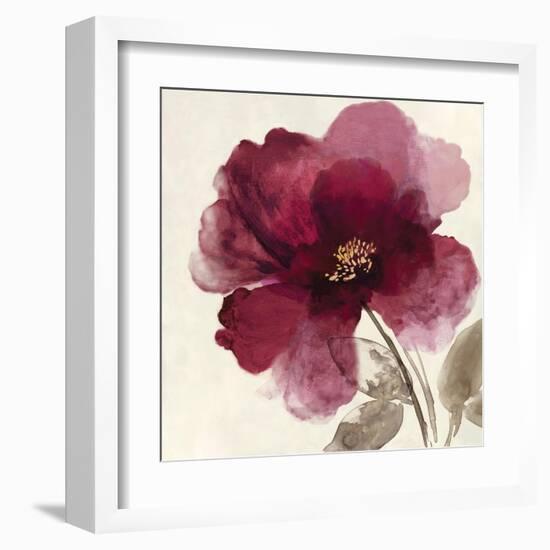 Crimson Peony II-Asia Jensen-Framed Art Print