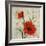 Crimson Poppies I-Tim O'toole-Framed Giclee Print