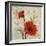 Crimson Poppies I-Tim O'toole-Framed Giclee Print