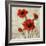 Crimson Poppies II-Tim O'toole-Framed Giclee Print