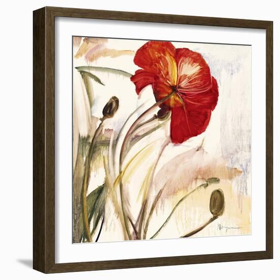 Crimson Poppy 1-Marysia-Framed Giclee Print