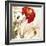 Crimson Poppy 1-Marysia-Framed Giclee Print