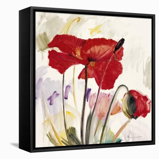 Crimson Poppy 2-Marysia-Framed Premier Image Canvas