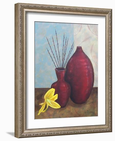 Crimson Pursuit-Herb Dickinson-Framed Photographic Print