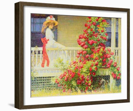 Crimson Rambler-Philip Leslie Hale-Framed Giclee Print