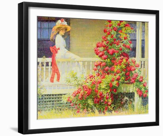 Crimson Rambler-Philip Leslie Hale-Framed Giclee Print