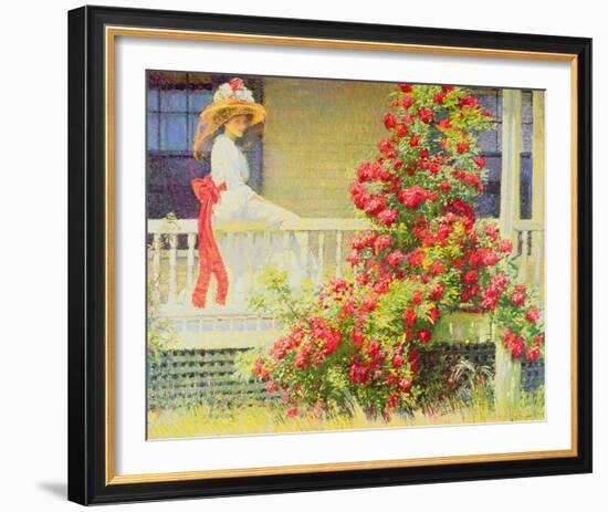 Crimson Rambler-Philip Leslie Hale-Framed Giclee Print