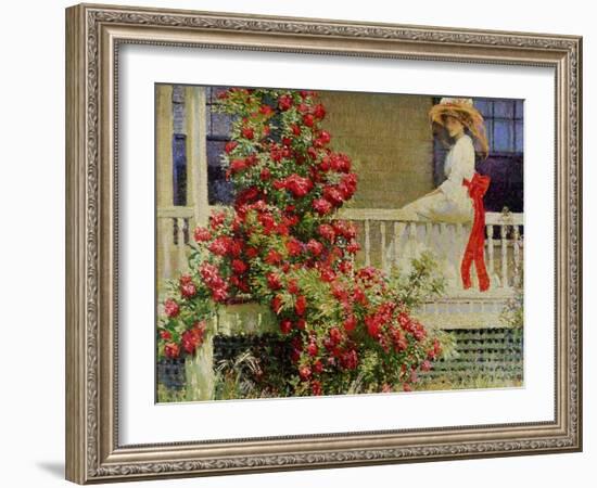 Crimson Rambler-Philip Leslie Hale-Framed Giclee Print