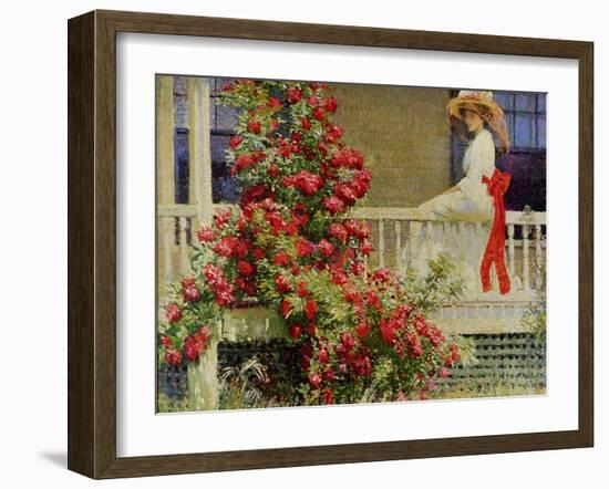 Crimson Rambler-Philip Leslie Hale-Framed Giclee Print