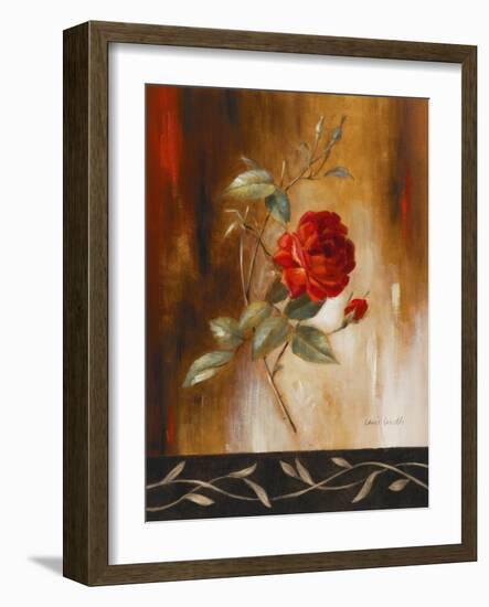 Crimson Rose I-Lanie Loreth-Framed Art Print