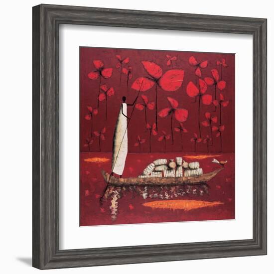 Crimson Sky-Michel Rauscher-Framed Art Print