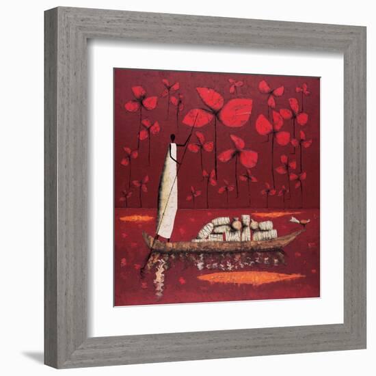 Crimson Sky-Michel Rauscher-Framed Art Print