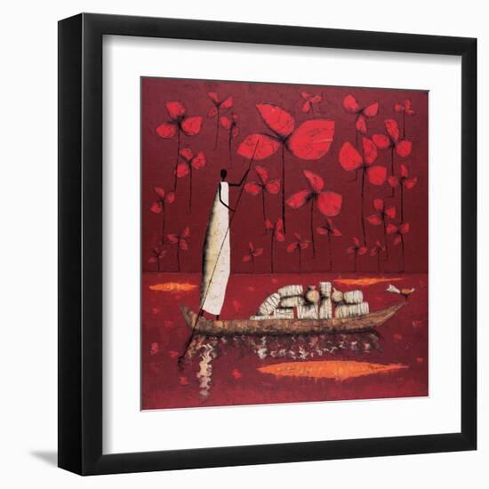 Crimson Sky-Michel Rauscher-Framed Art Print