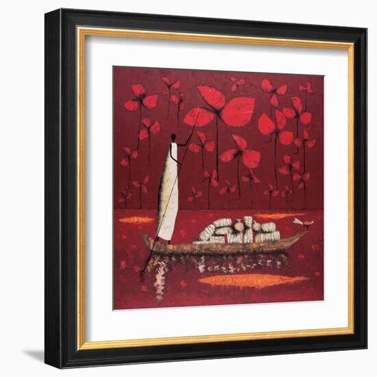 Crimson Sky-Michel Rauscher-Framed Art Print