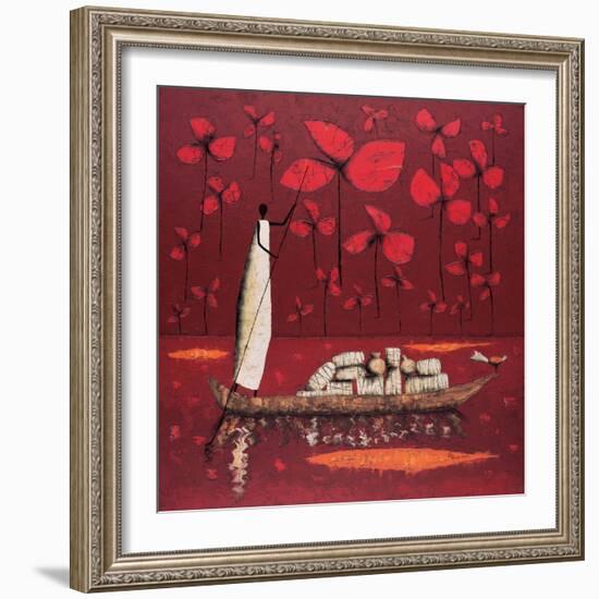 Crimson Sky-Michel Rauscher-Framed Art Print