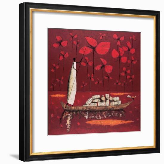 Crimson Sky-Michel Rauscher-Framed Art Print