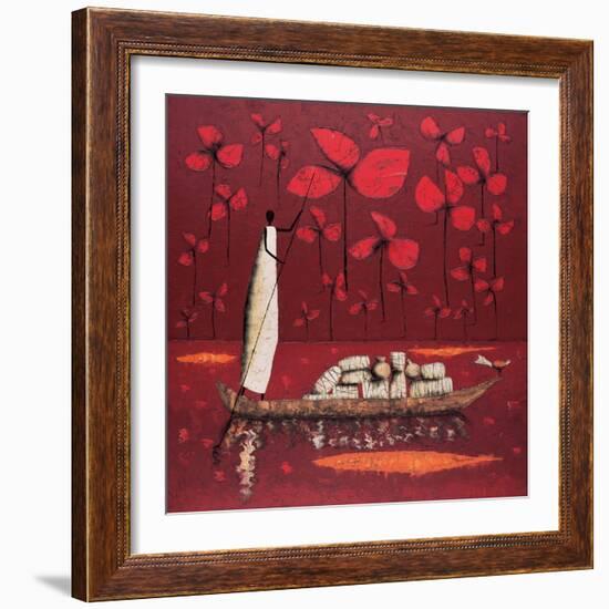 Crimson Sky-Michel Rauscher-Framed Art Print