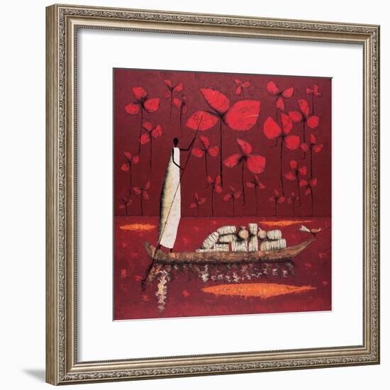 Crimson Sky-Michel Rauscher-Framed Art Print