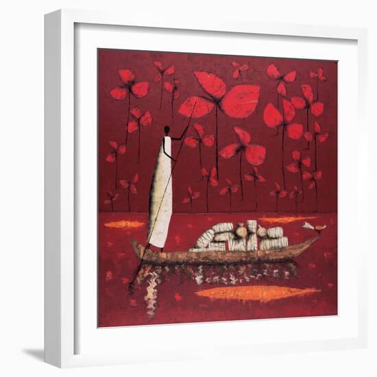 Crimson Sky-Michel Rauscher-Framed Art Print