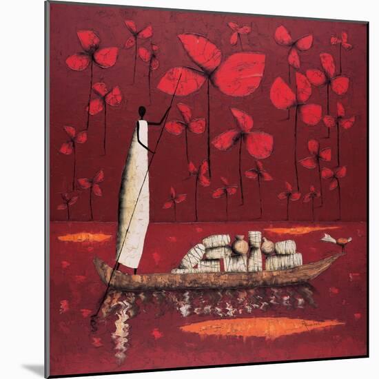 Crimson Sky-Michel Rauscher-Mounted Art Print