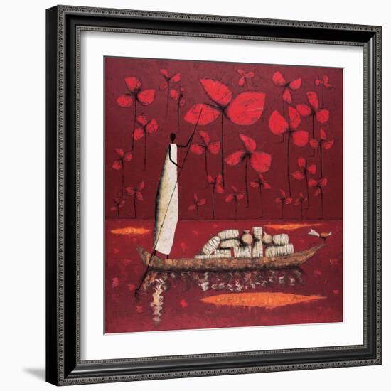 Crimson Sky-Michel Rauscher-Framed Art Print